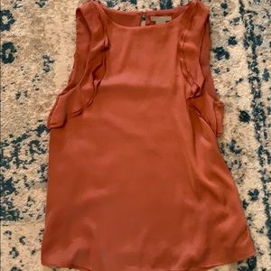 Pink satin blouse from H&M